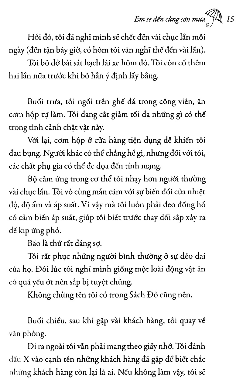 Sách Fahasa - Em Sẽ Đến Cùng Cơn Mưa (Tái Bản 2023)