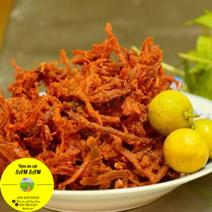 Khô bò túi zip 100g siêu ngon Tiệm Ăn Vặt Sam Sam