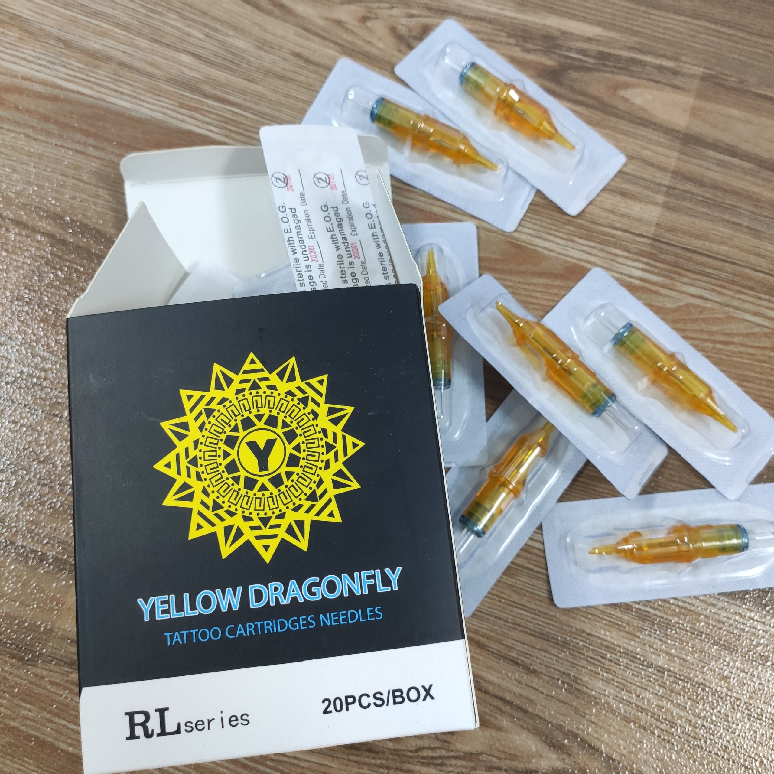 Kim xăm pen 11rl đi nét yellow dragon
