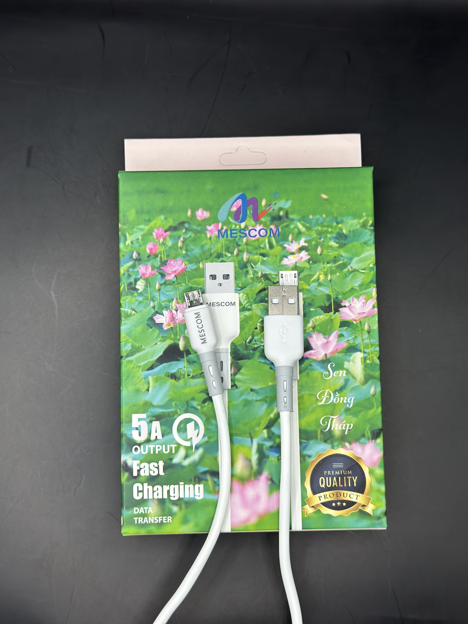 Dây cáp sạc Mescom MS9M tương thích nhiều loại máy