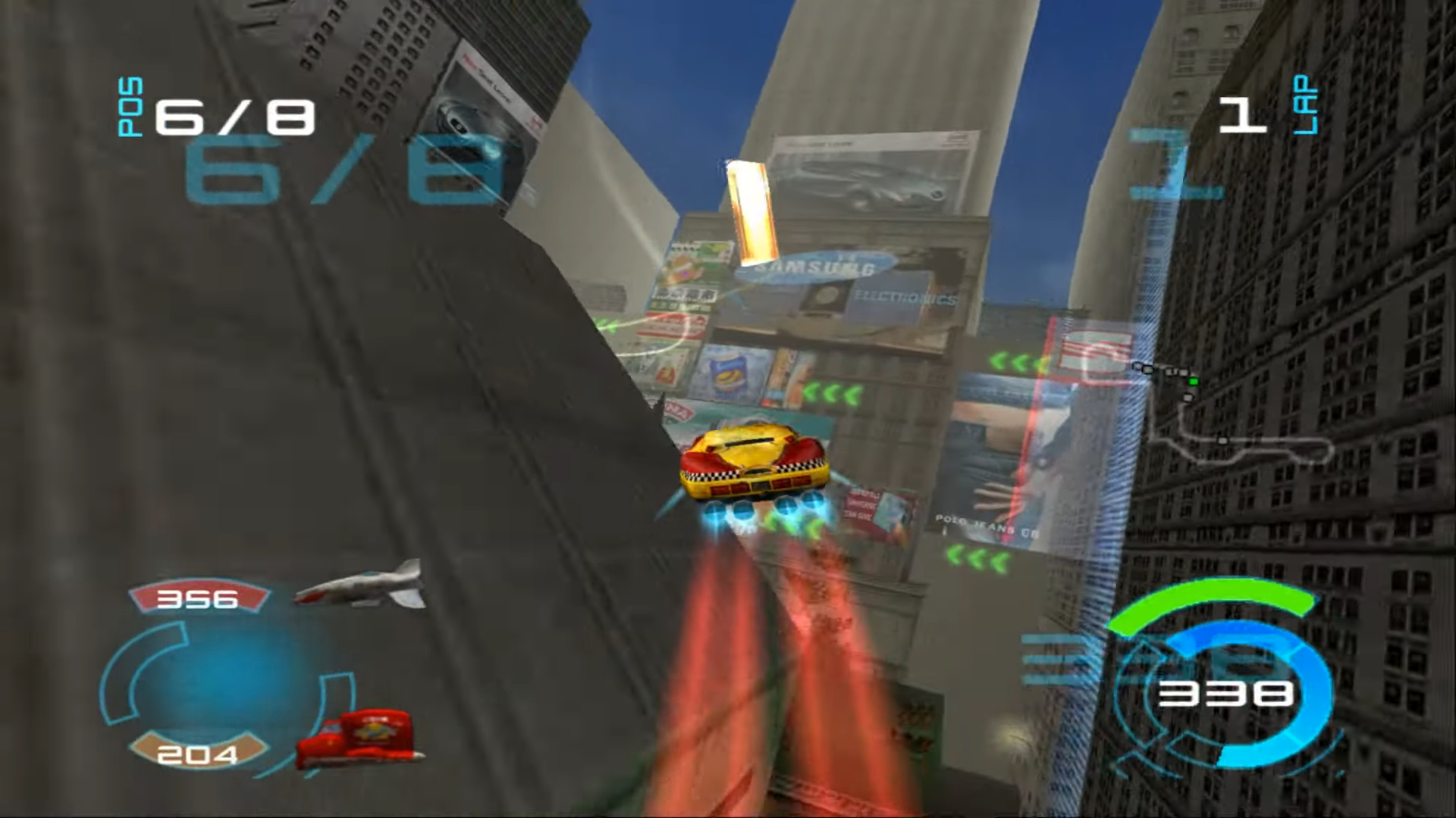 [HCM]game ps2 nyr : new york race ( game dua xe o to )