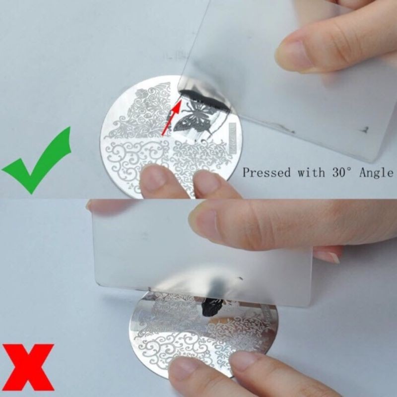 Con dấu silicon in hình nên móng tay