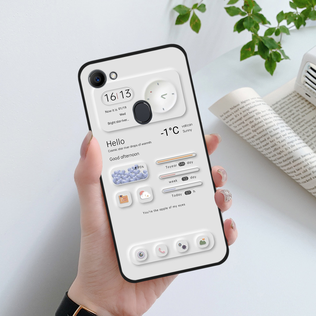 Ốp lưng oppo f5 / f5 youth / f7 họa tiết đồng đồ dễ thương