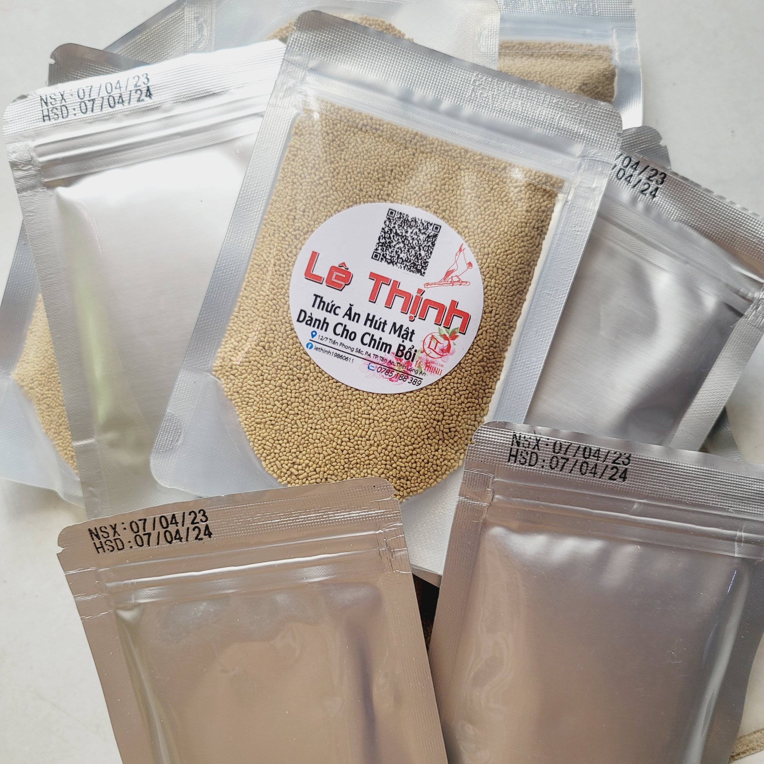 Cám Hút Mật, Ốc Mít Lê Thịnh 100gr - Cám Lê Thịnh Cao Cấp