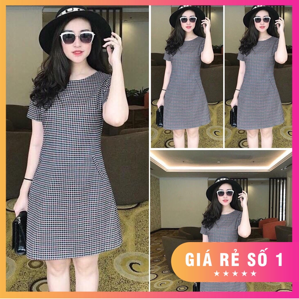 [HCM]ĐẦM SUÔNG CARO DỄ THƯƠNG 08