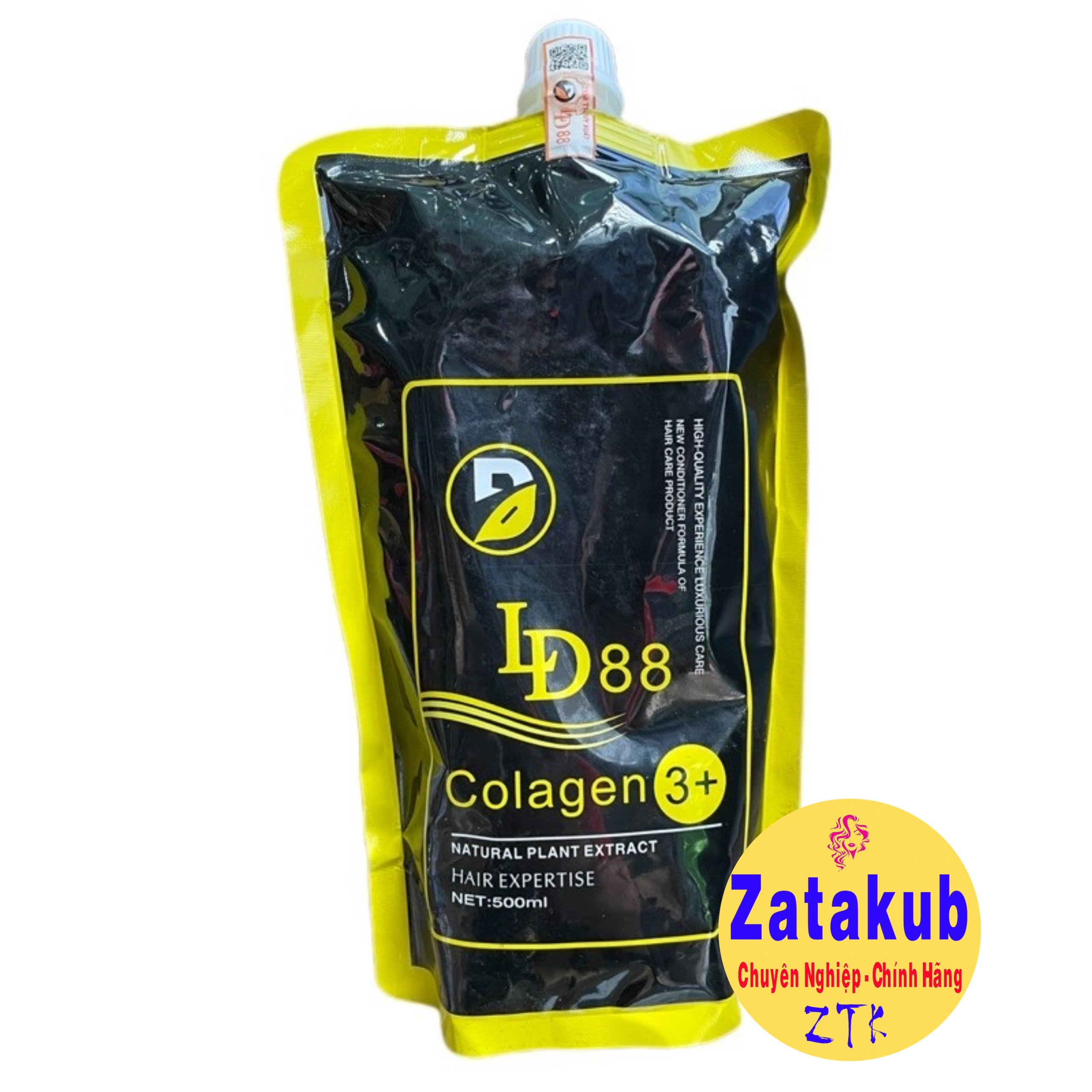 Hấp dầu phục hồi tóc hư tổn collagen 3+ ld 88 500ml