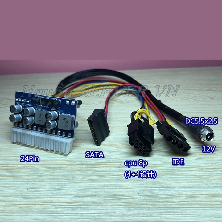 Module 24pin đầu vào dc 12v đầu ra 160w