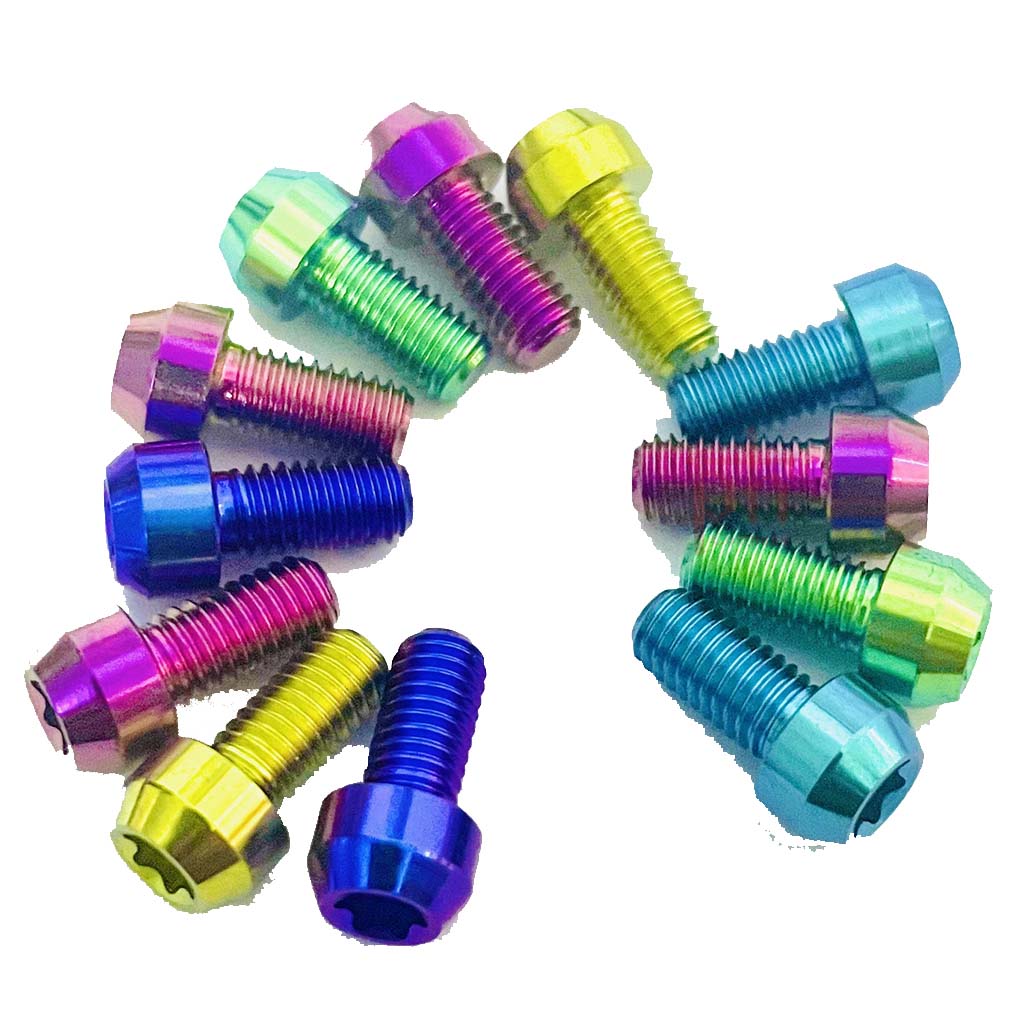 Ốc Gắng Đĩa Thắng ABS Titanium Gr5 Đầu Trụ-PHS