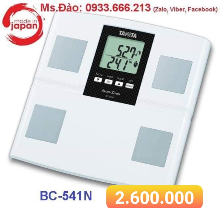 [HCM]Cân phân tích Tanita siêu bền BC-541N