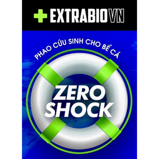 Extra Bio ZERO SHOCK - Chống Shock, Giảm Stress, Phục Hồi Nhanh Cho Cá Cảnh