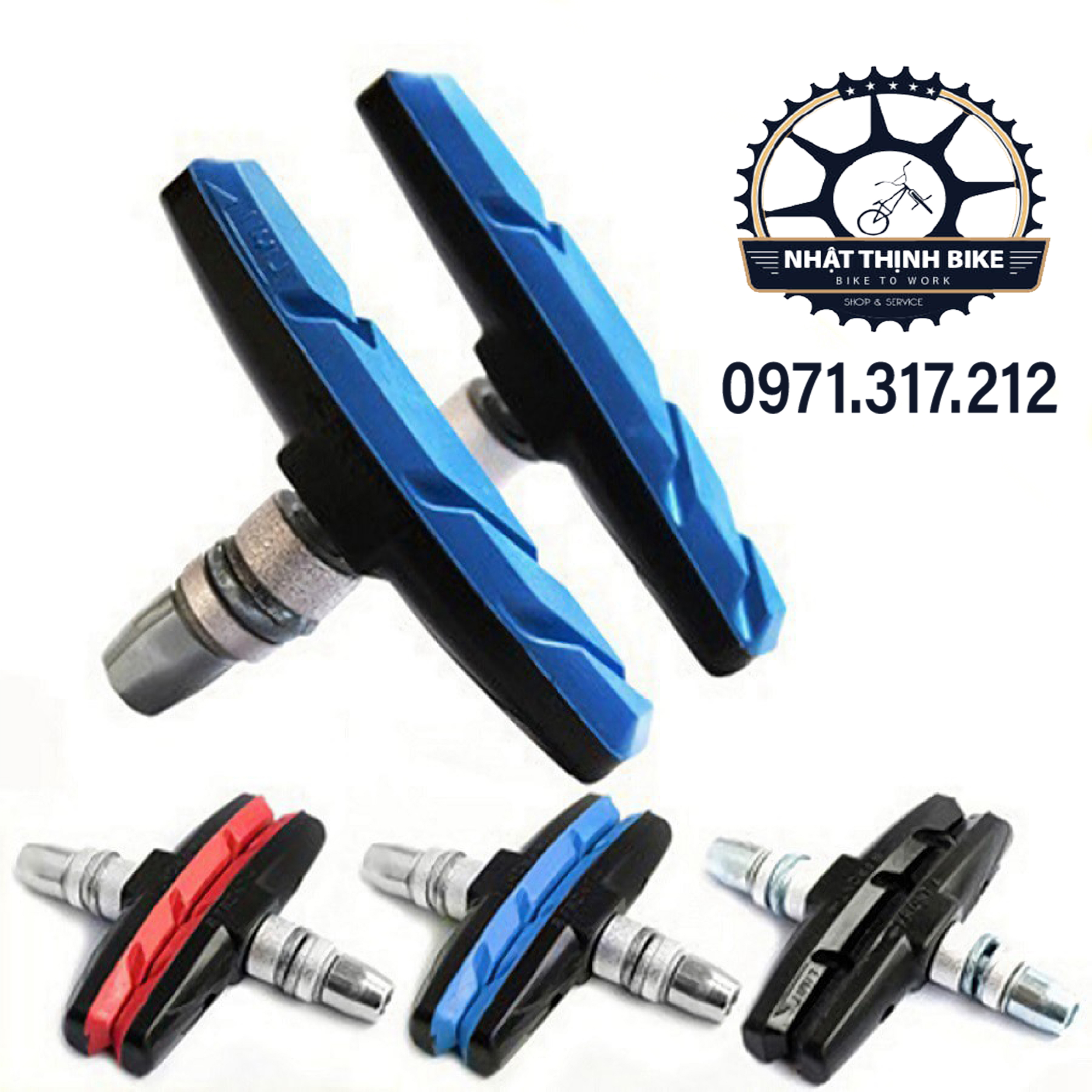 Má phanh xe đạp Má phanh V BRAKE TYPE hàng tốt