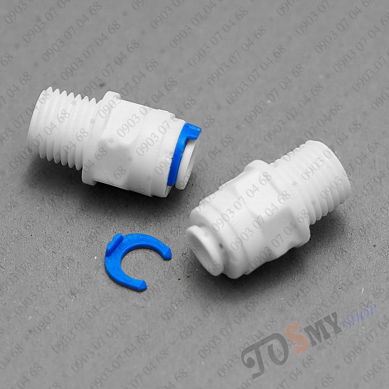 Combo 10 cút thẳng nối nhanh zen ngoài ra dây phi 6