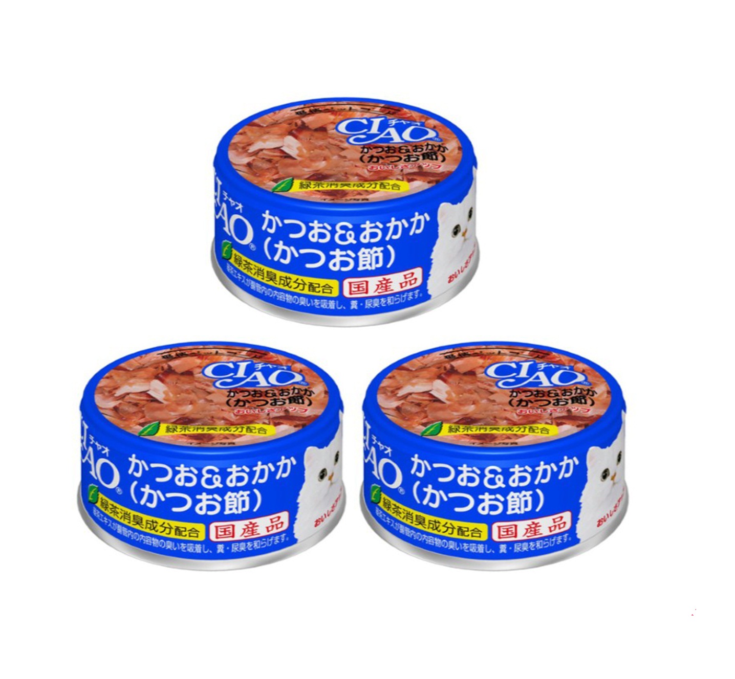 Lon thức ăn ướt cho mèo hiệu Ciao 85g