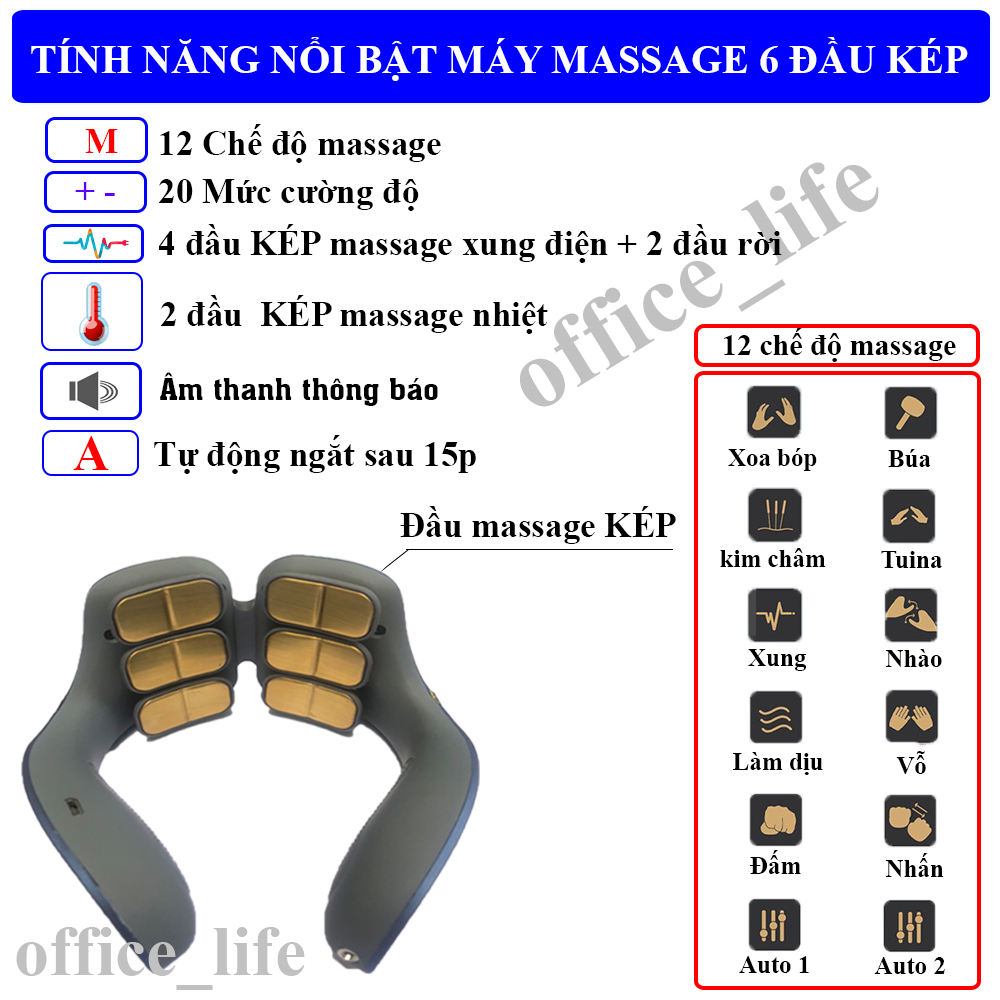 Máy massage cổ vai gáy thông minh