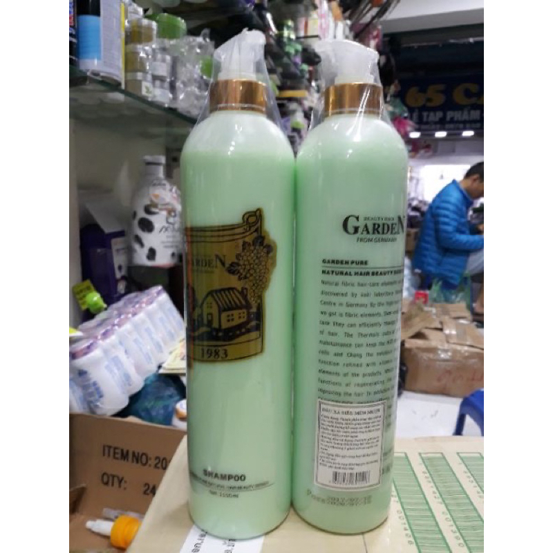 Cặp gội xả Garden 1100ml/chai