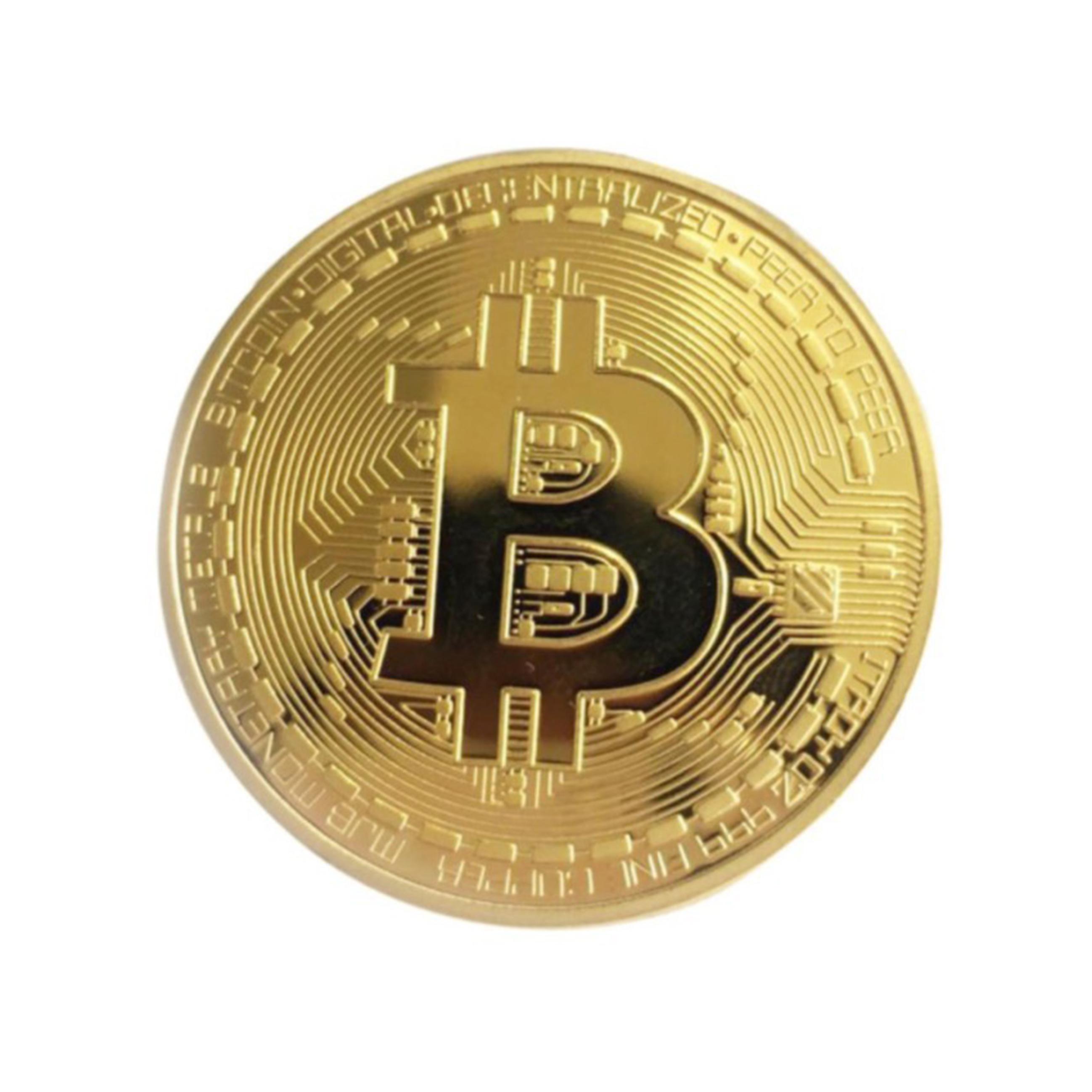 [HCM]Đồng Tiền May Mắn Mạ Vàng Bitcoin H008