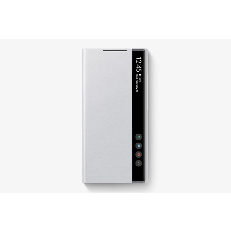 Bao Da Smart Clear View Cover Note 20 Ultra hàng Chính Hãng
