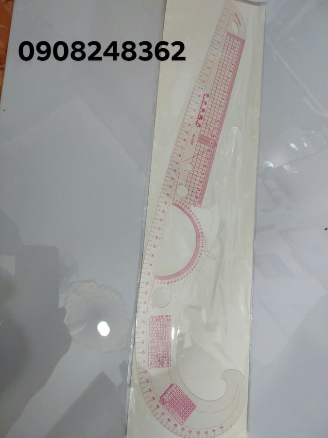 thước cong uốn vẽ hình siêu dẻo 55cm