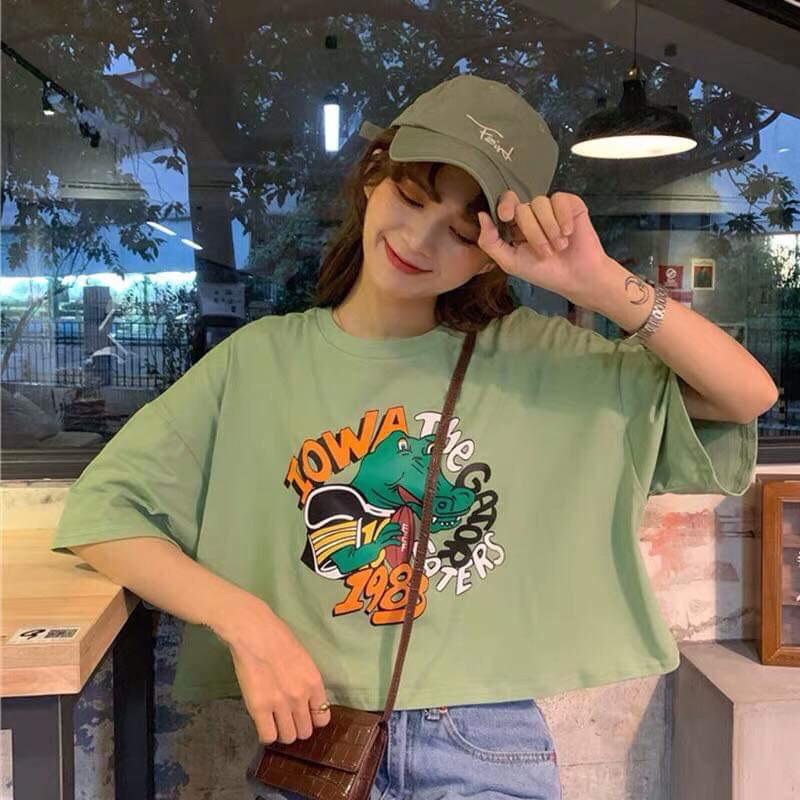 [HCM]Áo croptop in hình hoạt hình