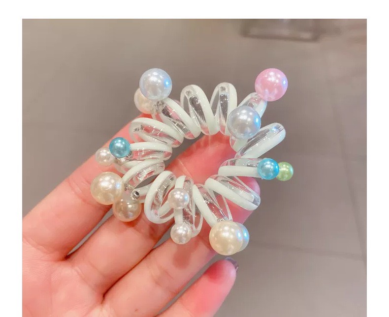 Dây Cột Tóc Dây Điện Đính Hạt Siêu Xinh Hot Trend Hàn Quốc - kireicos