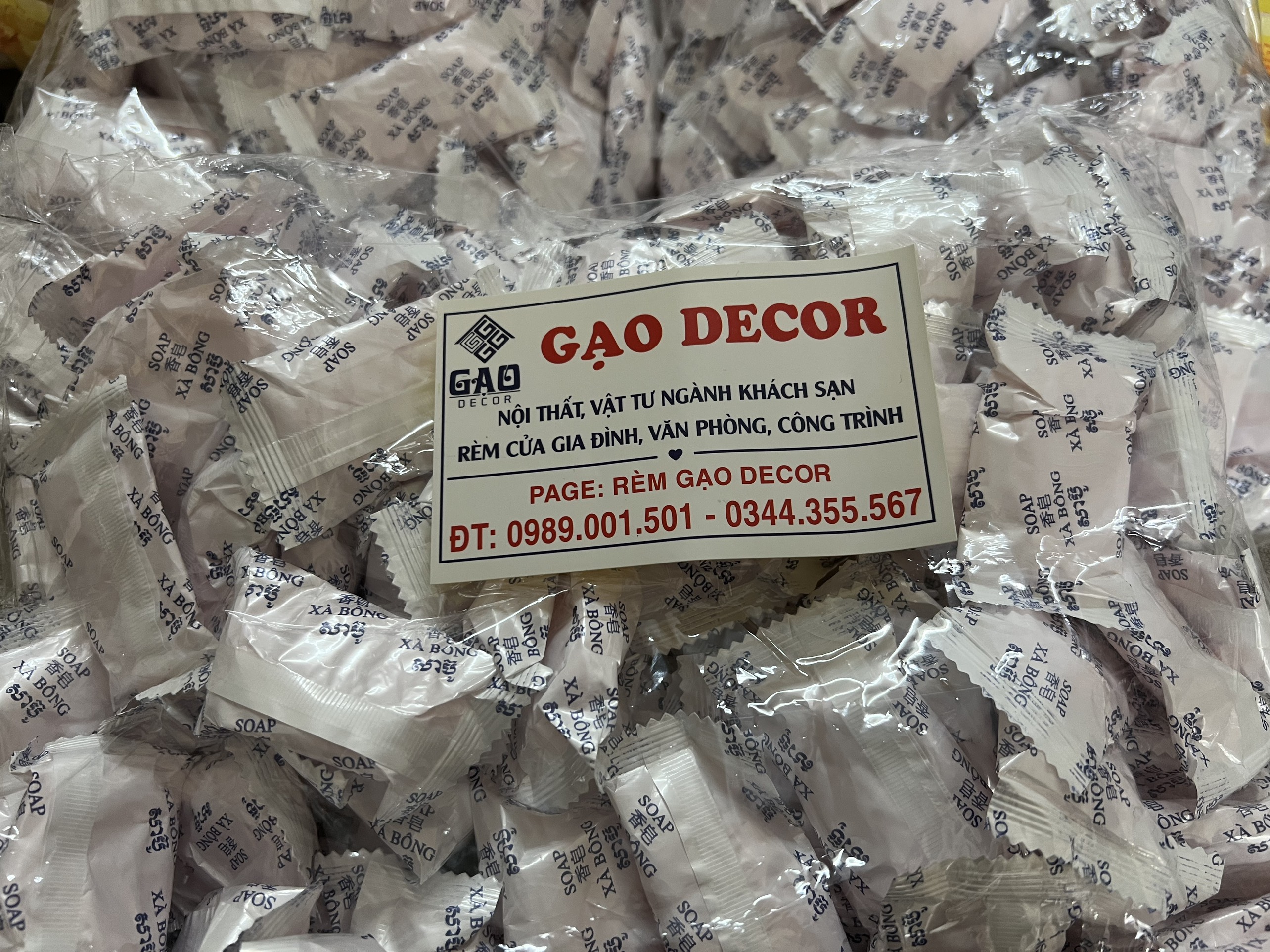 Xà bông chữ thái loại 1 bịch 100c