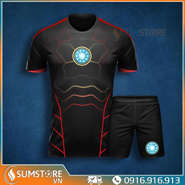 Đồ thể thao bóng đá mẫu độc lạ cực đẹp - áo avenger người sắt iron man siêu ngầu