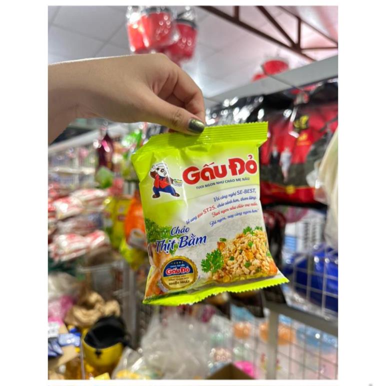 Cháo Gấu Đỏ Thịt Bằm Thơm Ngon 50gr