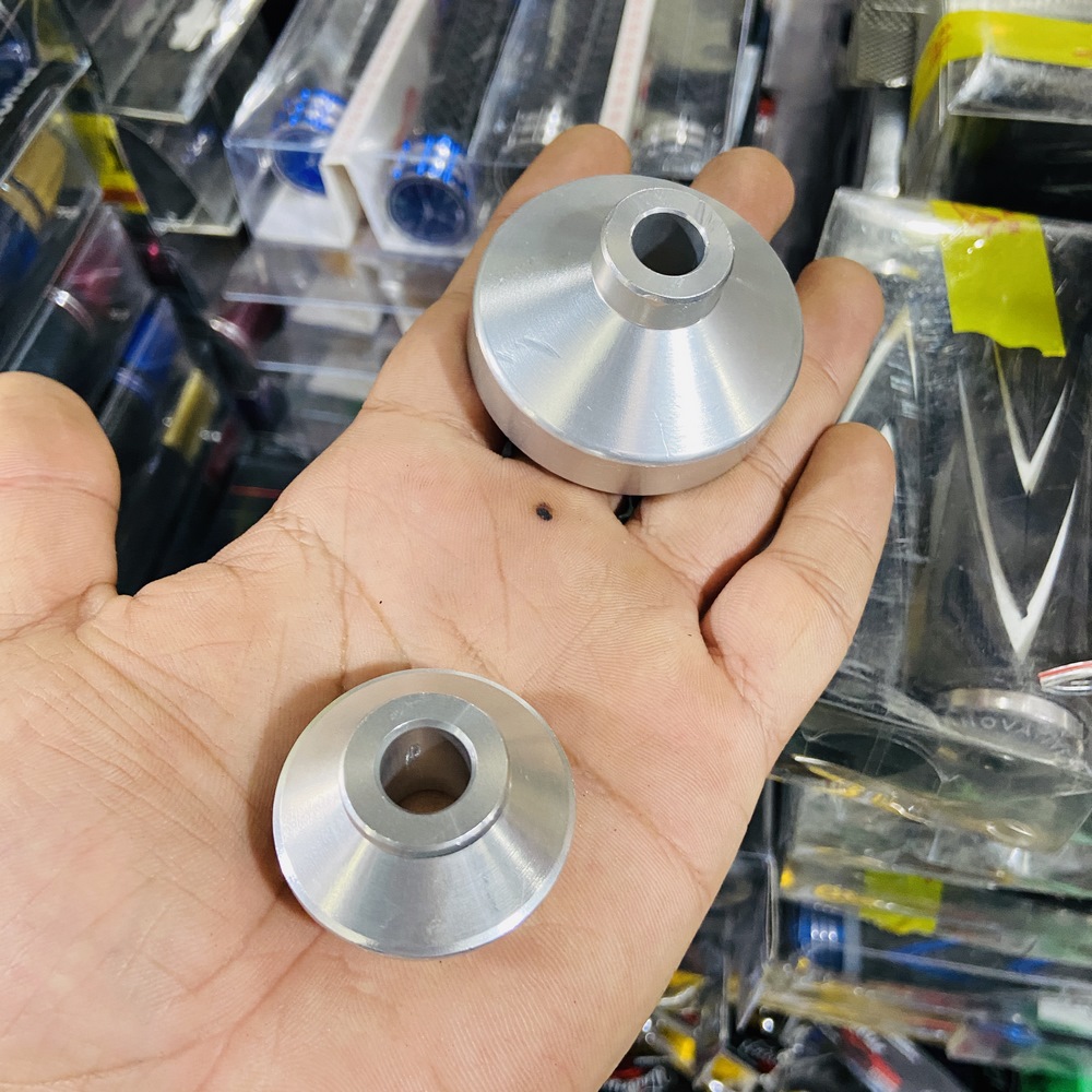 Chụp cốc bánh trước cho các dòng xe honda - màu bạc