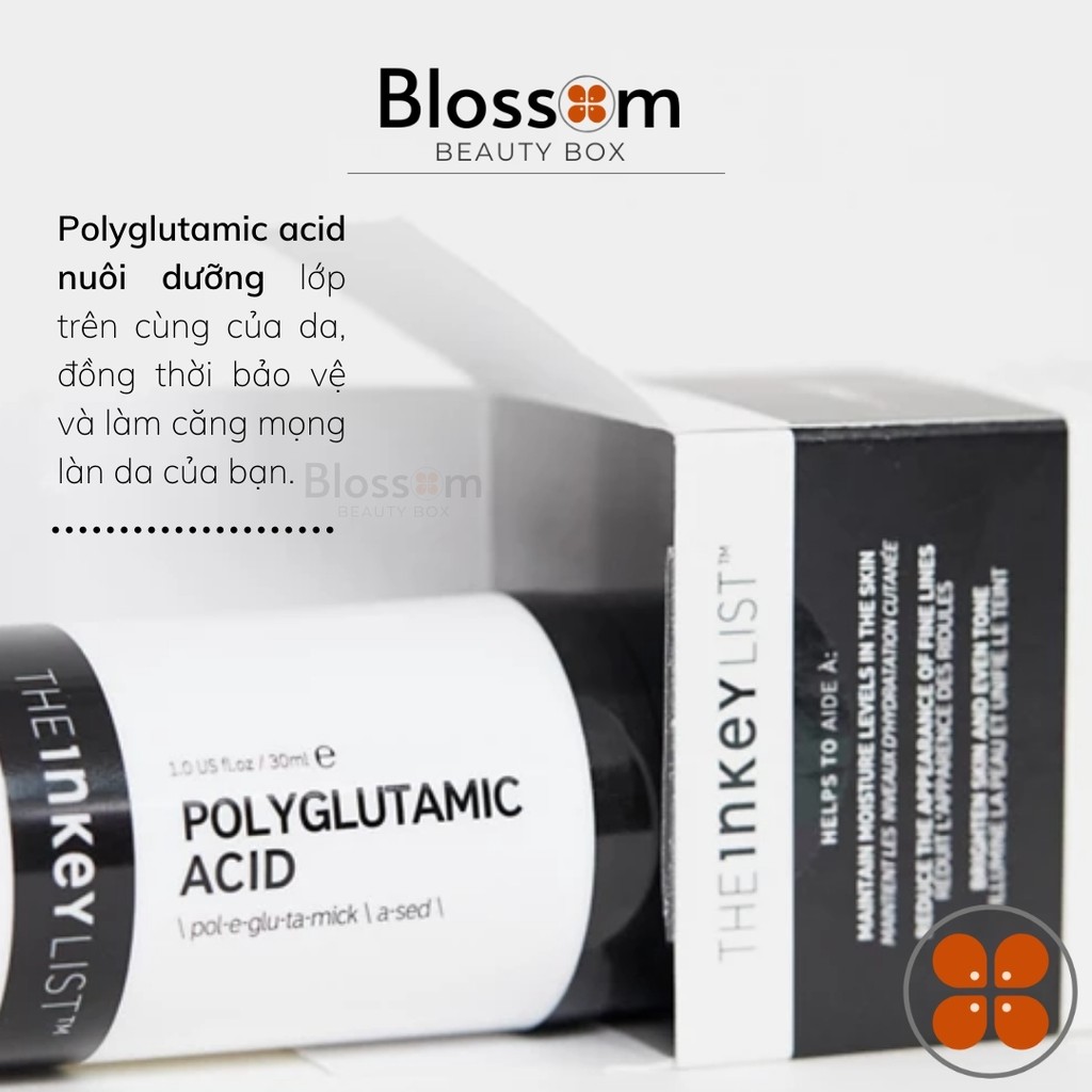 [Sephora US] Serum Siêu Cấp Ẩm Polyglutamic Acid THE INKEY LIST 30ml