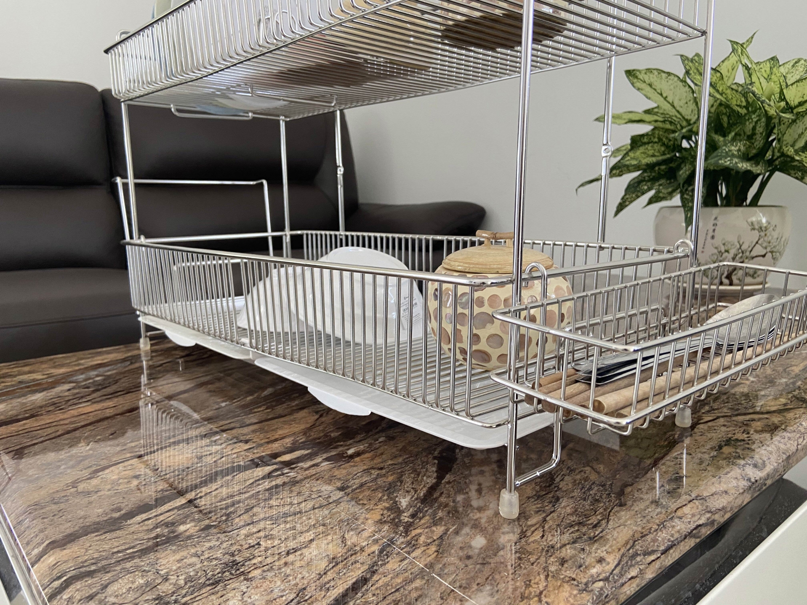 Kệ Chén Inox 304 Wide 99 Shelf 2 tầng