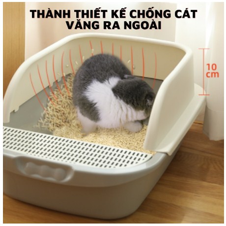 Khay Vệ sinh cho Mèo kèm xẻng.