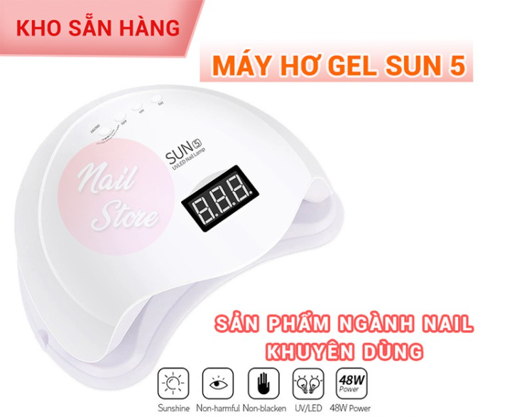 [HCM][Hàng Tốt] Máy Hơ Gel Sun 5 Hơ Móng 48wMáy Sấy Khô Móng TayMáy Hơ Gel Sun Mini Nail360 Chuyên Dùng Cá Nhân Làm Móng Tay Hơ Sơn Gel Base Top Gel Màu GelsBh 12 Tháng
