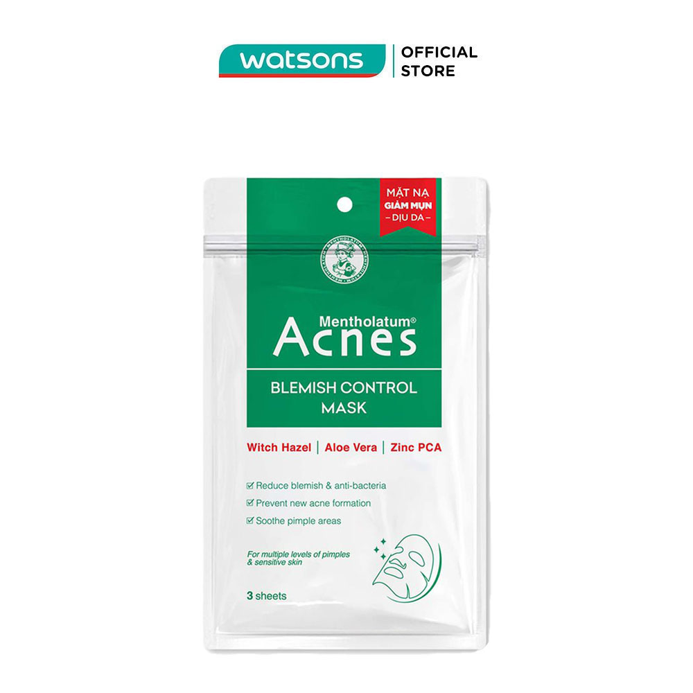 Mặt nạ giảm mụn dịu da acnes blemish control mask 65ml