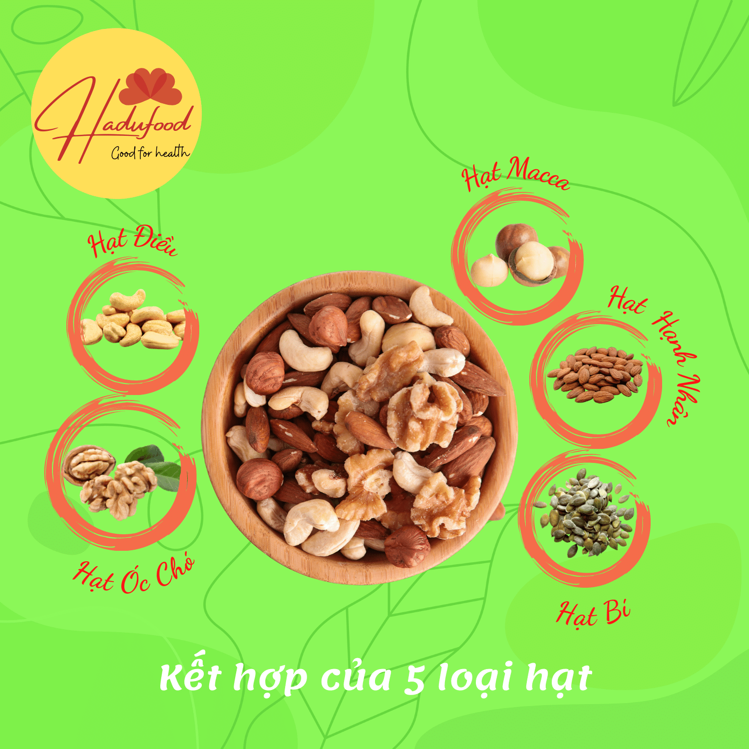 Mix Hạt dinh dưỡng - HaduFood
