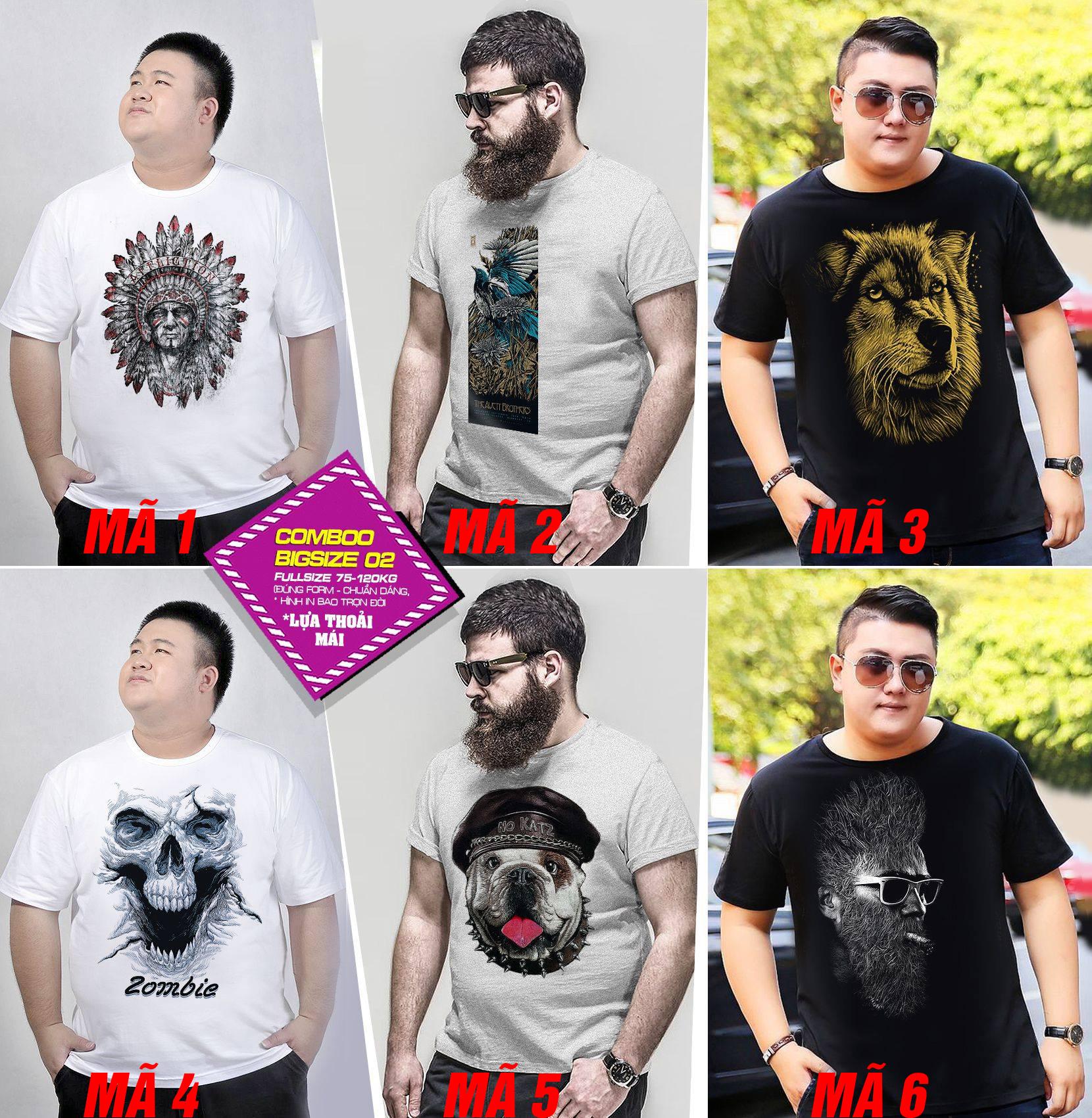 Printed fat man T-shirt