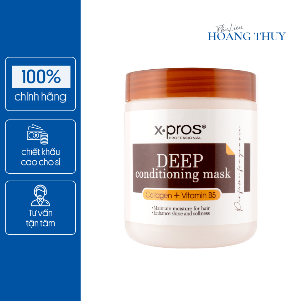 Mặt nạ dưỡng tóc X.PROS Collagen & Vitamin B5 (600g)