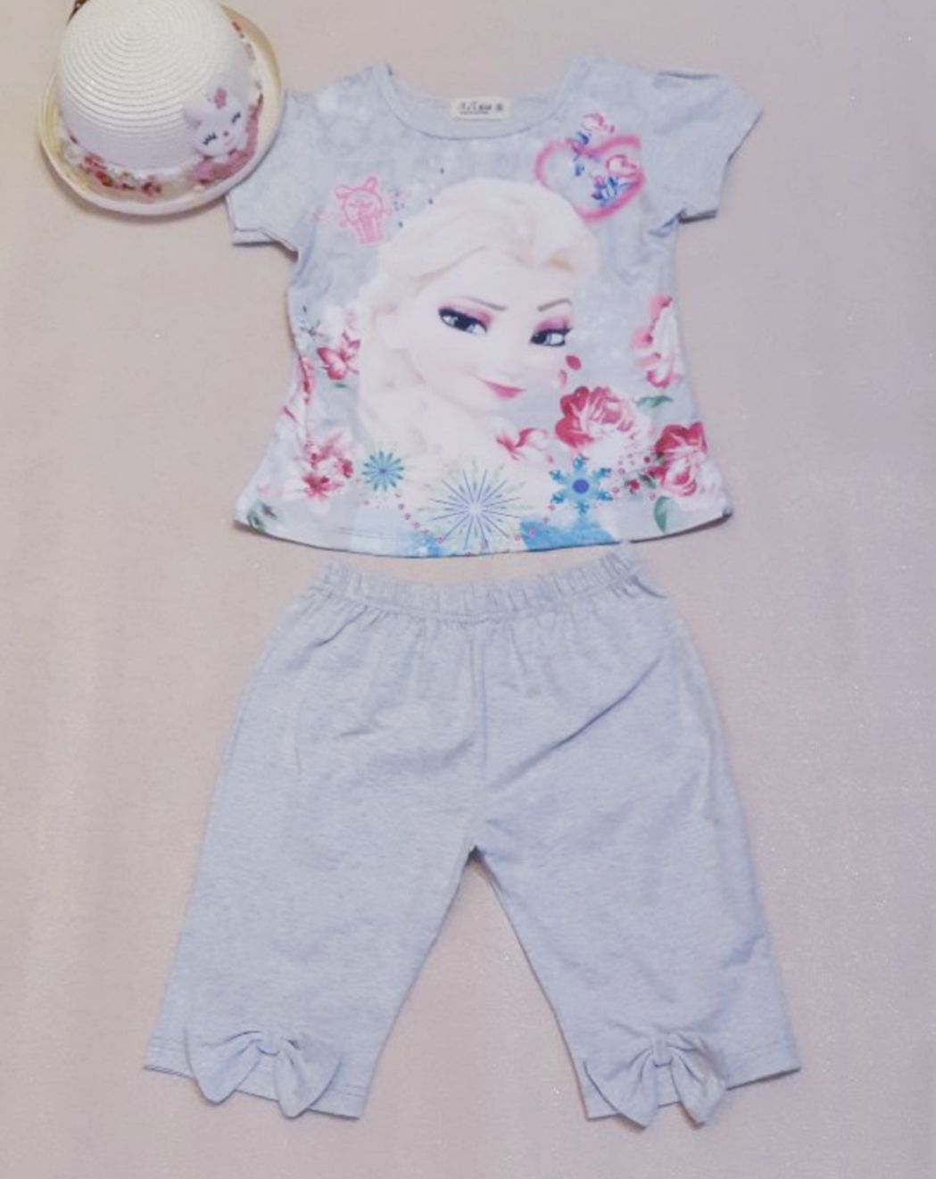 Đồ bộ thun lửng size đại cho bé gái