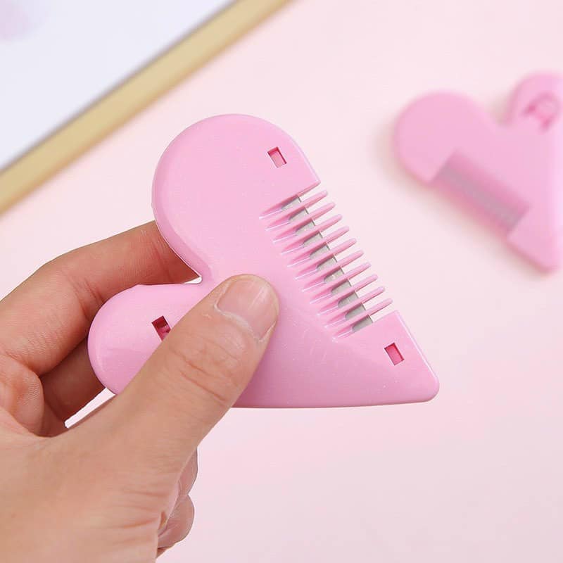 Lược Tỉa Tóc, Cắt Tóc An Toàn Cho Bé Hình Trái Tim