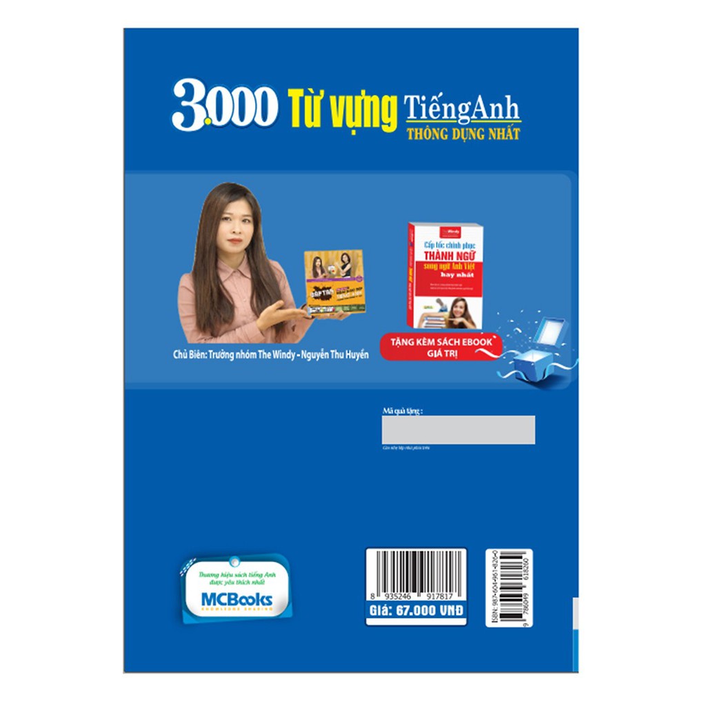 Sách MCBooks - 3000 Từ Vựng Tiếng Anh Thông Dụng Nhất