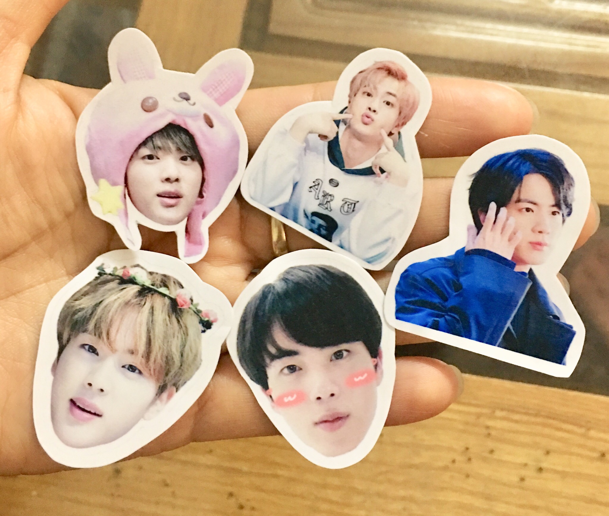 Sticker bts jin combo 30 cái ảnh