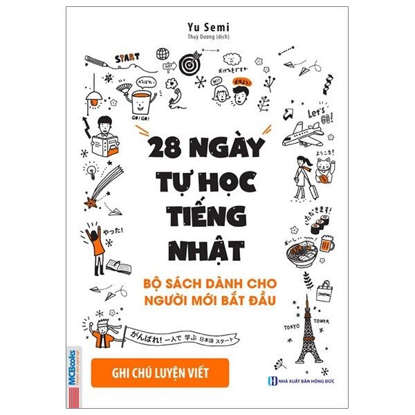 Sách - 28 Ngày Tự Học Tiếng Nhật - Ghi Chú Luyện Viết - Sách Bài Tập