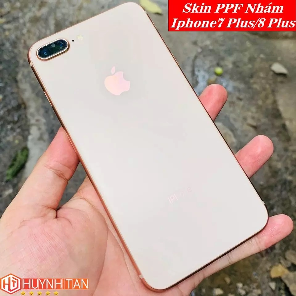 Miếng Dán PPF Chống Vân Tay Mặt Sau Cho iPhone 8 Plus, iPhone 7 Plus, Dán Lưng iPhone