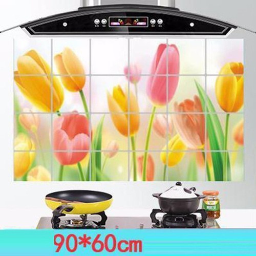 Giấy dán bếp chịu nhiệt cỡ to 60x90cm - giấy dán