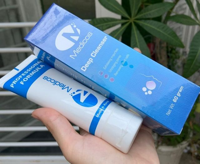 SỮA RỮA MẶT NGỪA MỤN MEDICOS 60g (TẶNG 5 miếng nạ tế bào gốc nhật bản)
