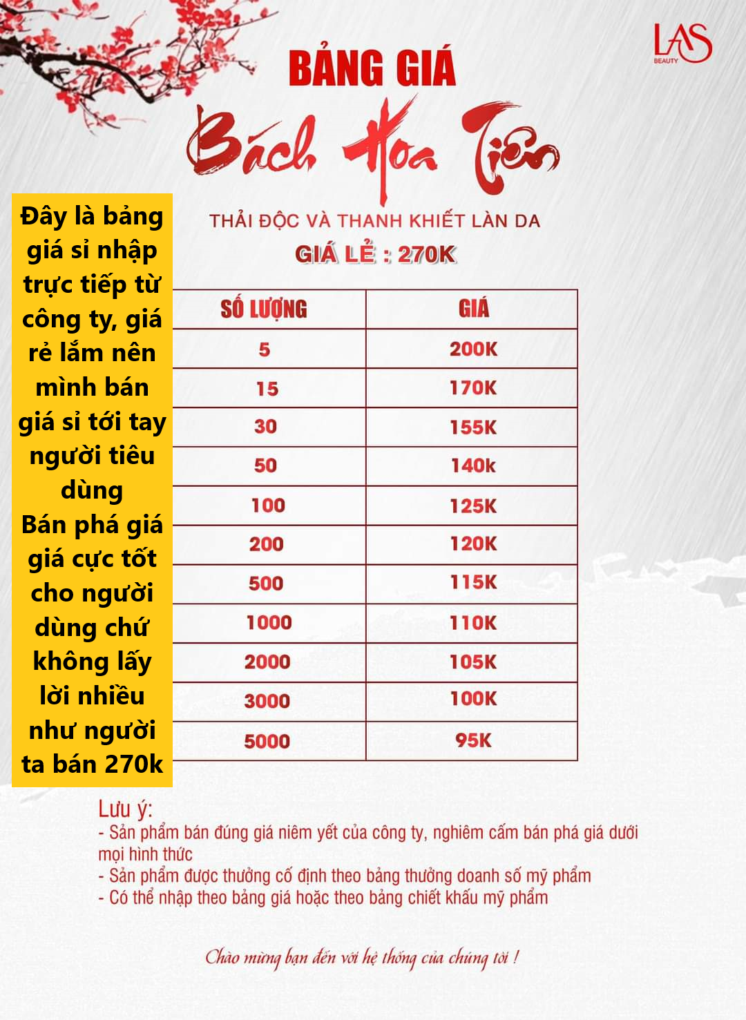 [Chính Hãng] cốm uống đẹp da Bách hoa tiên Las beauty, collagen bách hoa tiên the high, bách hoa tiên collagen THE HIGH