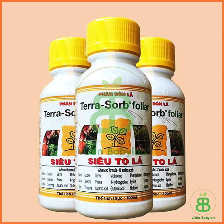 Phân Bón Kích Ra Hoa, Siêu To Lá Terra Sorb 100ml