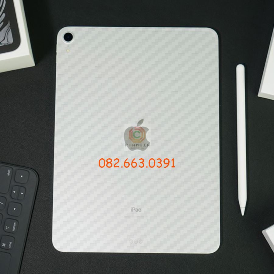 Miếng dán mặt lưng skin carbon dành cho iPad Pro 11