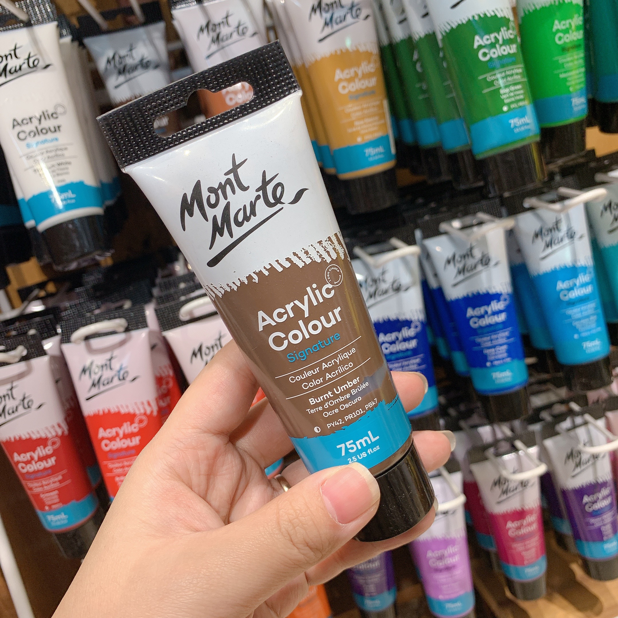 Màu Acrylic Studio Mont Marte - Tuýp lẻ - 75ml