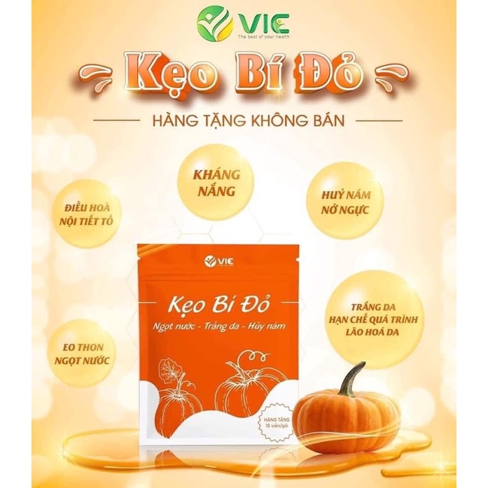 Thạch bí đỏ Chen Chen Vic - Kháng nắng, mờ nám , trắng da, cân bằng nội tiết tố