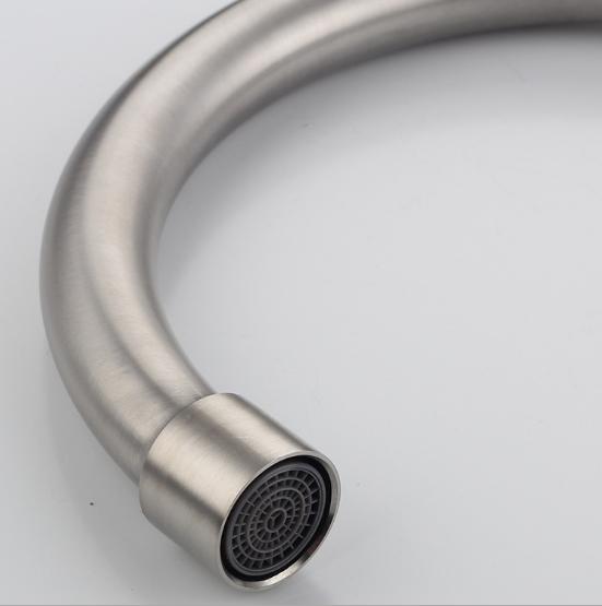 Vòi rửa chén, bát lạnh cần cứng tròn Inox 304 CLI01-2 phi 18
